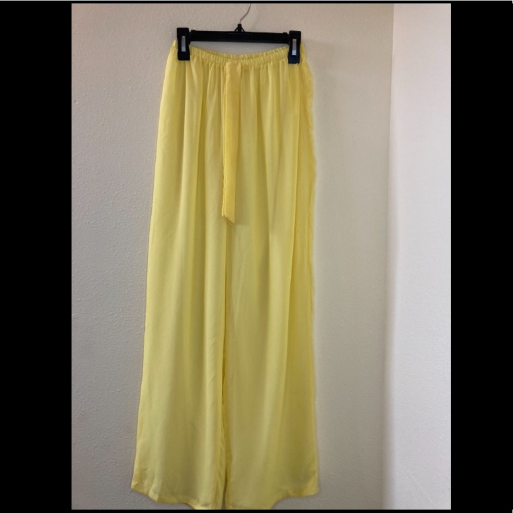 Flowy yellow pants